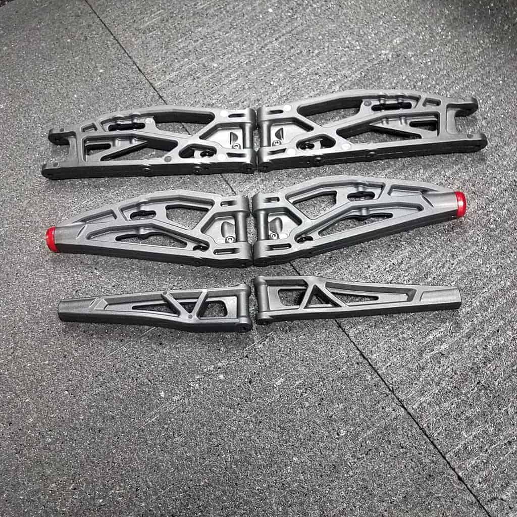 Arrma Notorious 6s Aluminum Rear Lower Suspension Arms For Arrma 1/8 Kraton Outcast Notorious Talion 6S BLX Upgrade Part,Replace ARA330654 Arrma Kraton 6s