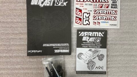 Arrma 8s Outcast Manual, Toolkit and Stickers | JBI | Just Bash It RC